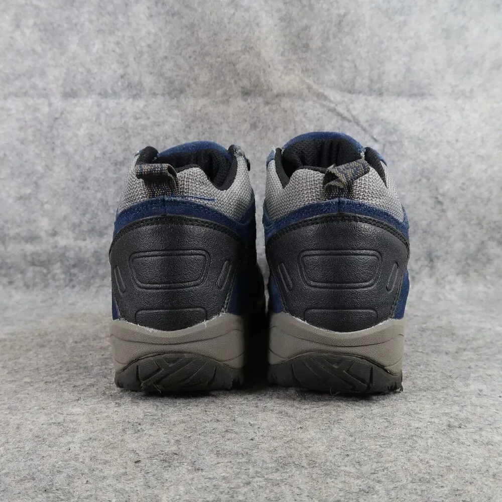 Northside Shoes Kids 3 Hiking Boots Suede Waterproof Athletic High Top Blue Gray
